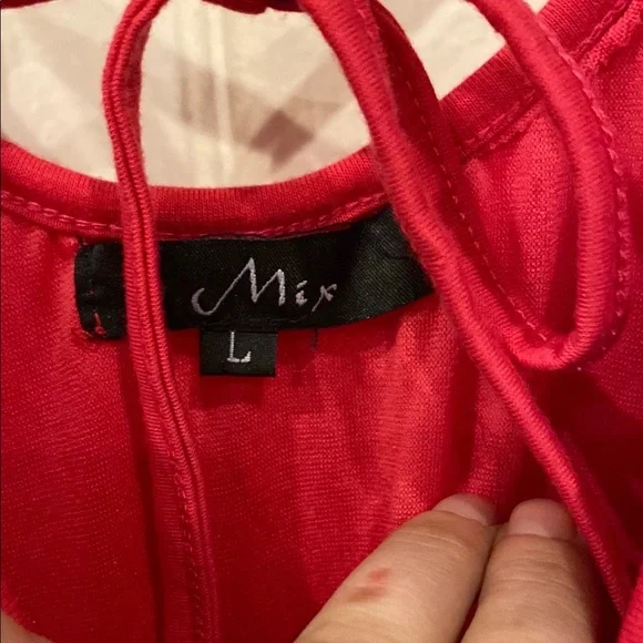 Chic Hot Pink Layered Tank Top - Picture 2 of 6